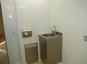 Stainless Steel Cleanroom Sink - Hands Free